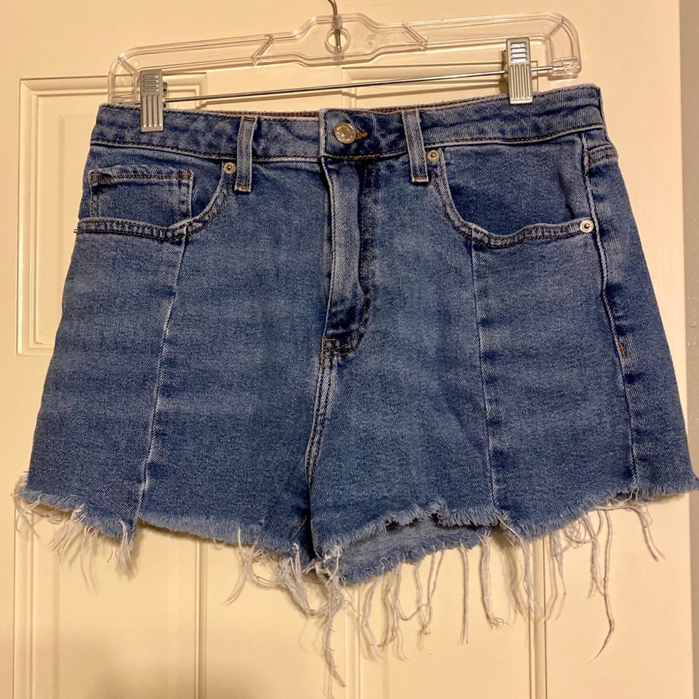 Distressed Jean Shorts